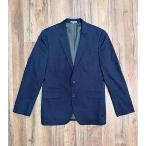 Express Photographer Fitted Navy Blue Blazer Jacket Men's 40R NWOT‎